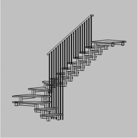 Внутренняя металлическая лестница 